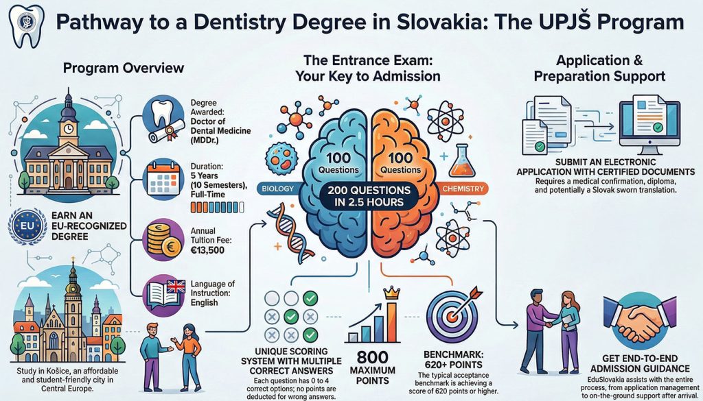 Dental Medicine Doctor (Dentistry) at the Pavol Jozef Safarik University in Kosice
