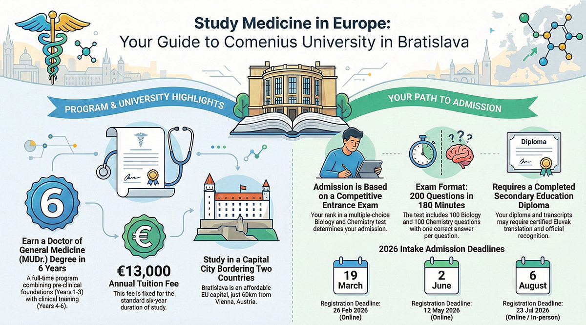 General Medicine at Comenius University in Bratislava