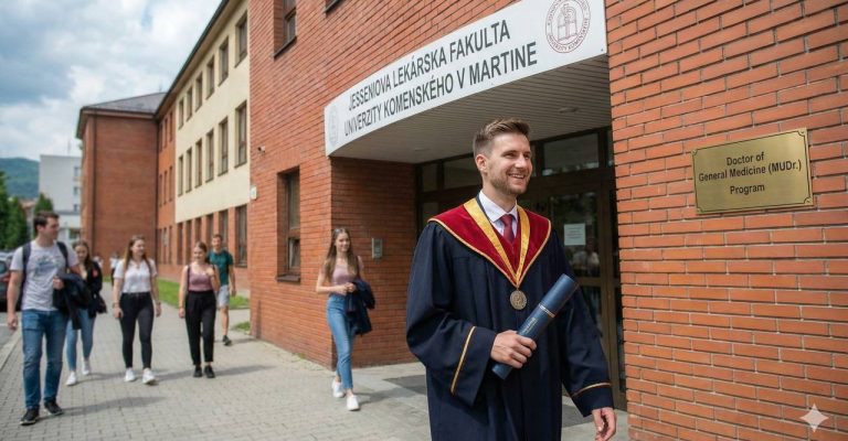 Doctor of General Medicine (MUDr.) at Jessenius Faculty of Medicine at Comenius University in Martin